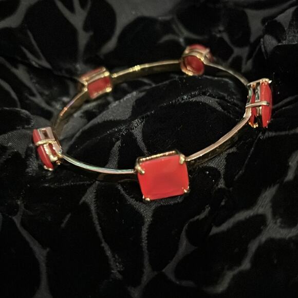 Kate Spade Vegas Jewels Cabaret Pink Bangle Bracelet - Picture 5 of 5